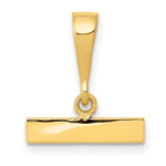 14ky Casted Medium Polished Top Charm