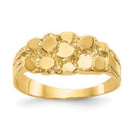 14k Size 6 Nugget Ring