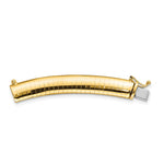 14k Lightweight Domed Omega Extender for Necklace