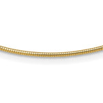 14K Yellow Gold Round Omega