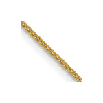 14K Diamond-cut Spiga with Spring Ring Clasp Chain