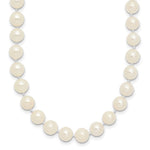 14k 5- White Round Akoya Saltwater Cultured Pearl Necklace