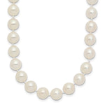 14k 7- White Round Akoya Saltwater Cultured Pearl Necklace