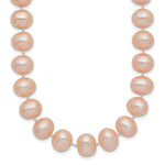 14k 8- Pink Near-Round Freshwater Cultured Pearl Necklace