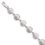 Sterling Silver Polished Sand Dollars Bracelet