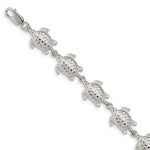 Sterling Silver Sea Turtles Bracelet