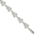 Sterling Silver Sea Turtles Bracelet