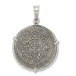 Ancient Coins Sterling Silver and Silver Tibet Tanka Coin Pendant with a Certificate of Authenticity