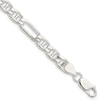 Sterling Silver Figaro Anchor Chain
