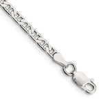 Sterling Silver Flat Anchor Chain Anklet
