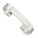 Sterling Silver Polished Cuff Bangle Bracelet