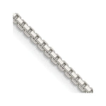 Sterling Silver 8 Sided Box Chain