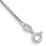 Sterling Silver Box Chain Anklet