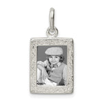 Sterling Silver Picture Frame Charm