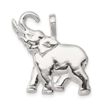 Sterling Silver Polished Elephant Charm