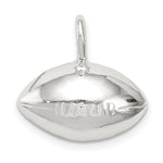 Sterling Silver Polished Football Charm