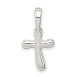 Sterling Silver Freeform Cross Charm