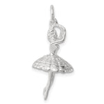 Sterling Silver Polished 3-D Ballerina Charm
