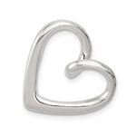 Sterling Silver Heart _Fits up to Cubetto- Slide Pendant