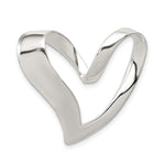 Sterling Silver Abstract Heart -Fits up to Cubetto- Slide