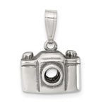 Sterling Silver Antiqued 3-D Camera Charm