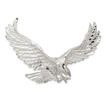 Sterling Silver Polished Diamond-cut Large Eagle Fits up to Cubetto Slide
