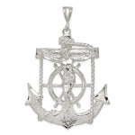 Sterling Silver Mariner Cross Pendant