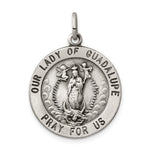 Sterling Silver Our Lady of Guadalupe Medal