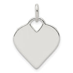 Sterling Silver Polished Heart Charm