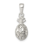 Sterling Silver Polished Pineapple Pendant