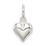Sterling Silver Puff Heart Charm