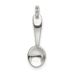 Sterling Silver Polished 3-D Spoon Charm