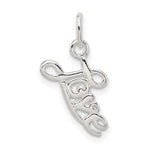 Sterling Silver Love Pendant