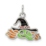 Sterling Silver Witch Charm