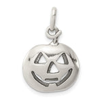 Sterling Silver Cut-out Jack-o-Lantern Pumpkin Charm