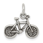 Sterling Silver Antiqued 3-D Bicycle Charm