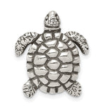Sterling Silver Antiqued Turtle Fits up to Cubetto Slide