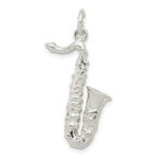 Sterling Silver 3-D Saxophone Charm