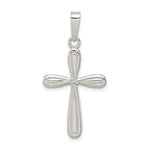 Sterling Silver Polished Latin Cross Pendant