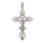 Sterling Silver Polished INRI Crucifix Pendant