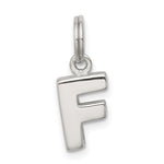 Sterling Silver Letter F Initial Charm