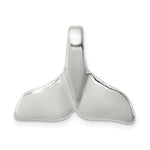 Sterling Silver Polished Whale Tail Fits up to Slide