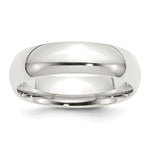 Sterling Silver Comfort Fit Size 7 Band