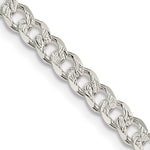 Sterling Silver Pav Curb Chain