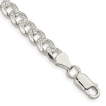 Sterling Silver PavÇ Curb Chain