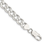 Sterling Silver Pav Curb Chain