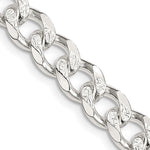 Sterling Silver Pav Curb Chain