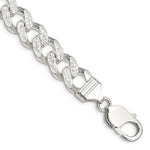 Sterling Silver PavÇ Curb Chain