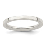 Sterling Silver Comfort Fit Flat Size 13.5 Band