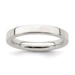 Sterling Silver Comfort Fit Flat Size 13 Band